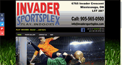 Desktop Screenshot of invadersportsplex.com